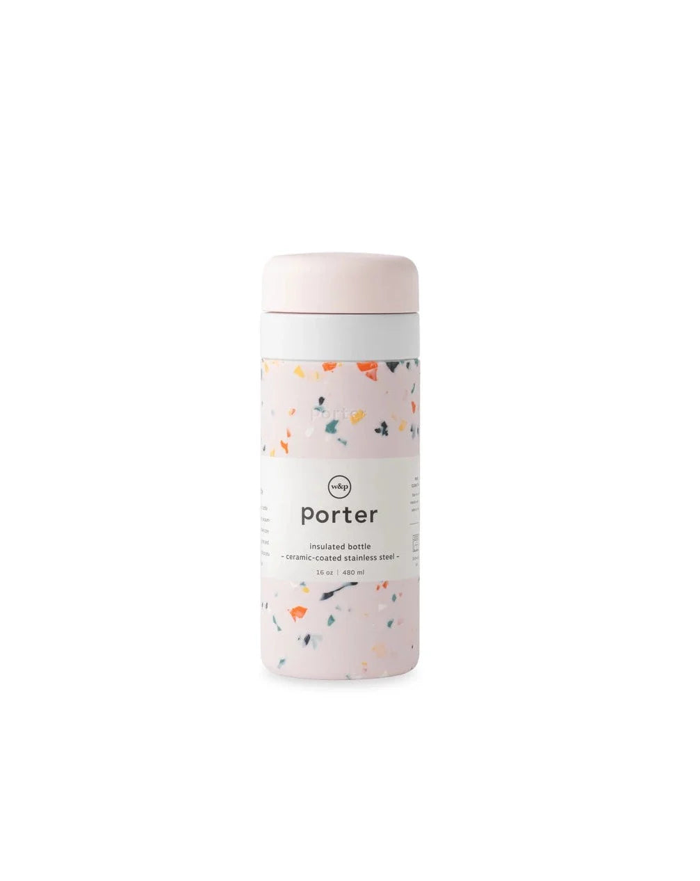Terrazzo Insulated Bottle in Blush