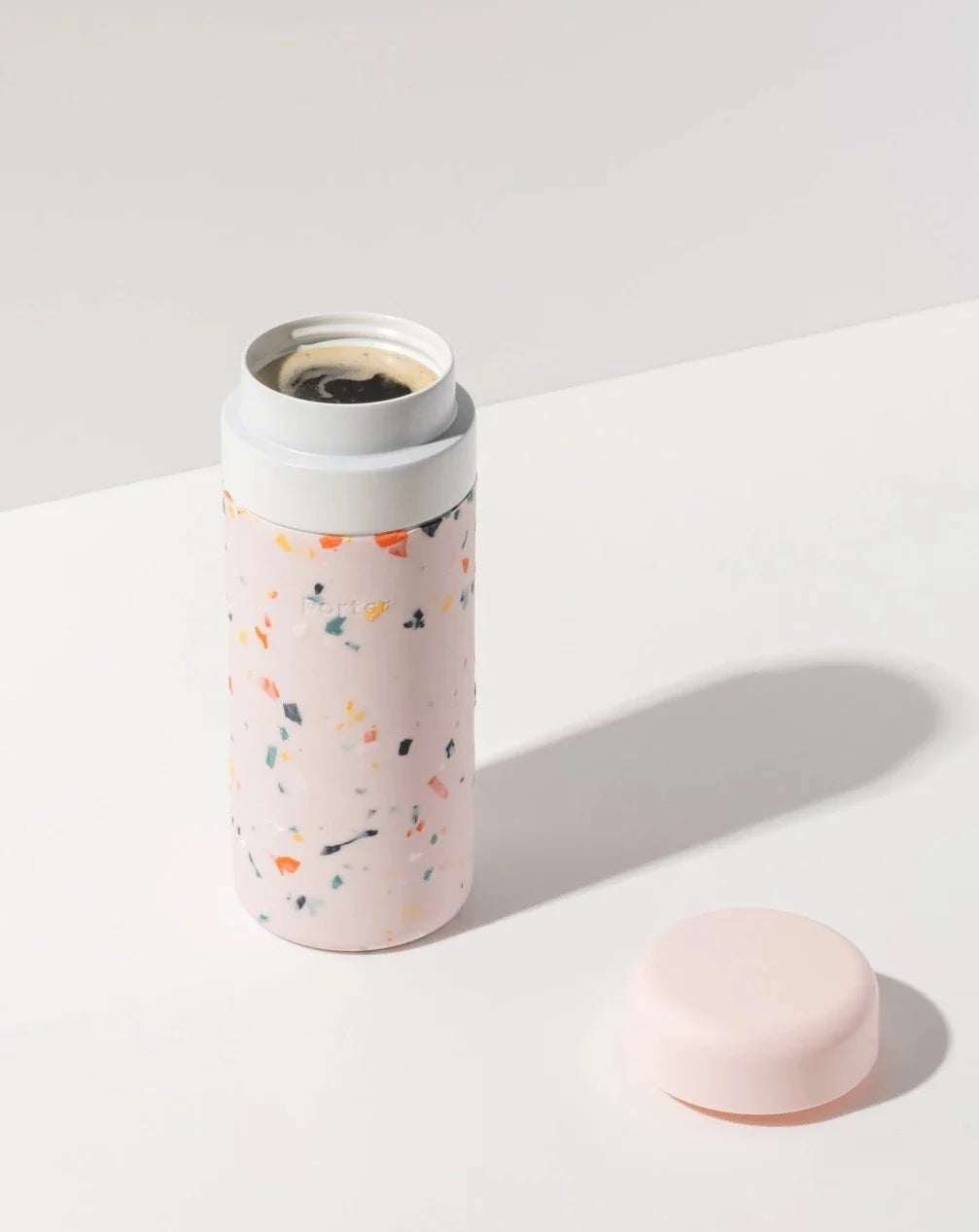Terrazzo Insulated Bottle in Blush
