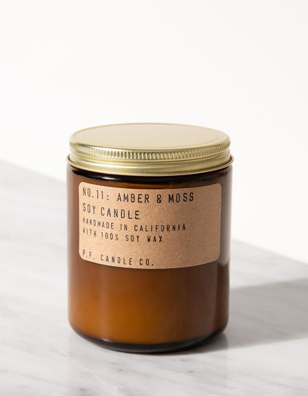 Amber & Moss Candle