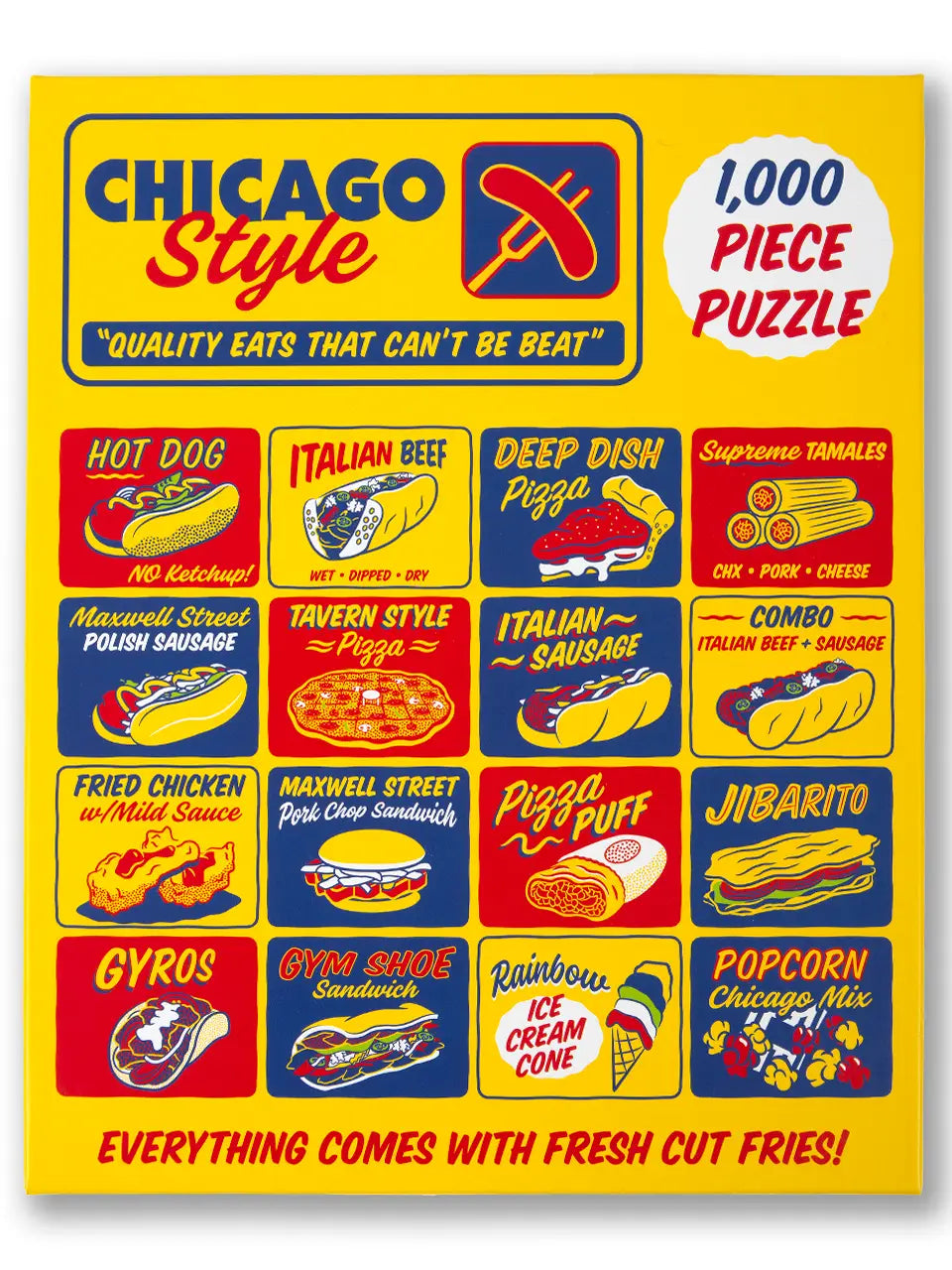 Chicago Style Eats 1000 Piece Puzzle