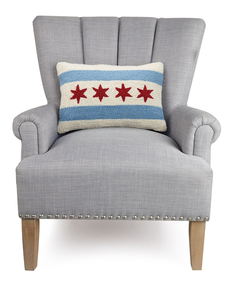 Chicago Flag Pillow