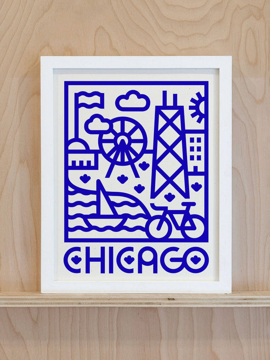 Chicago Lake Shore Print