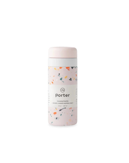 Terrazzo Insulated Bottle in Blush