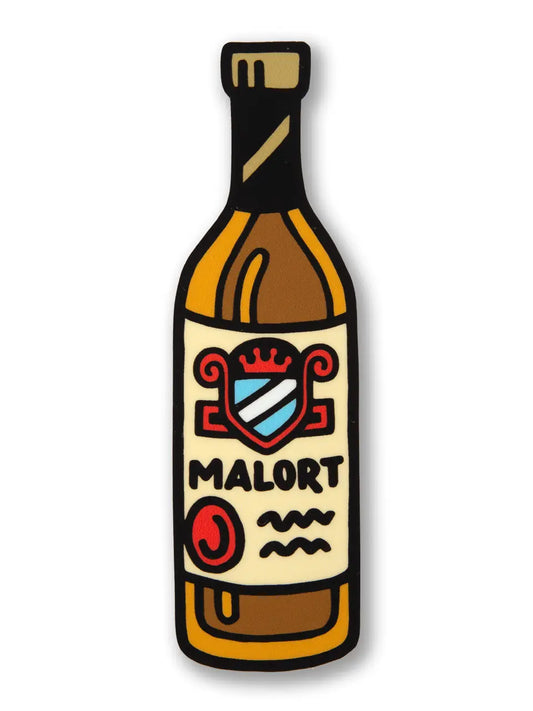 Malört Bottle Sticker