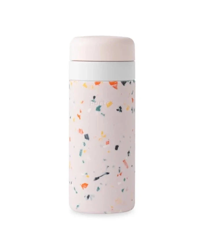 Terrazzo Insulated Bottle in Blush