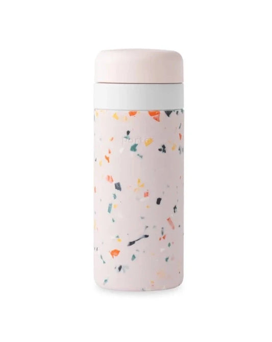 Terrazzo Insulated Bottle in Blush
