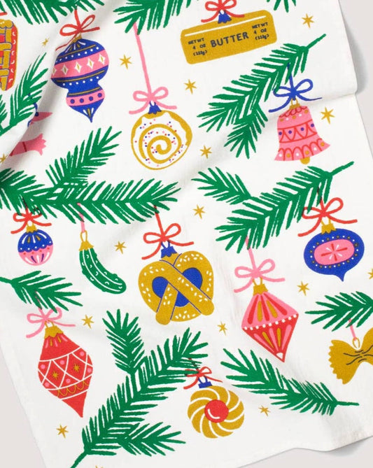 Food Ornaments Tea Towel