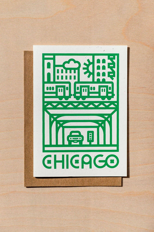 Chicago Under the L Card