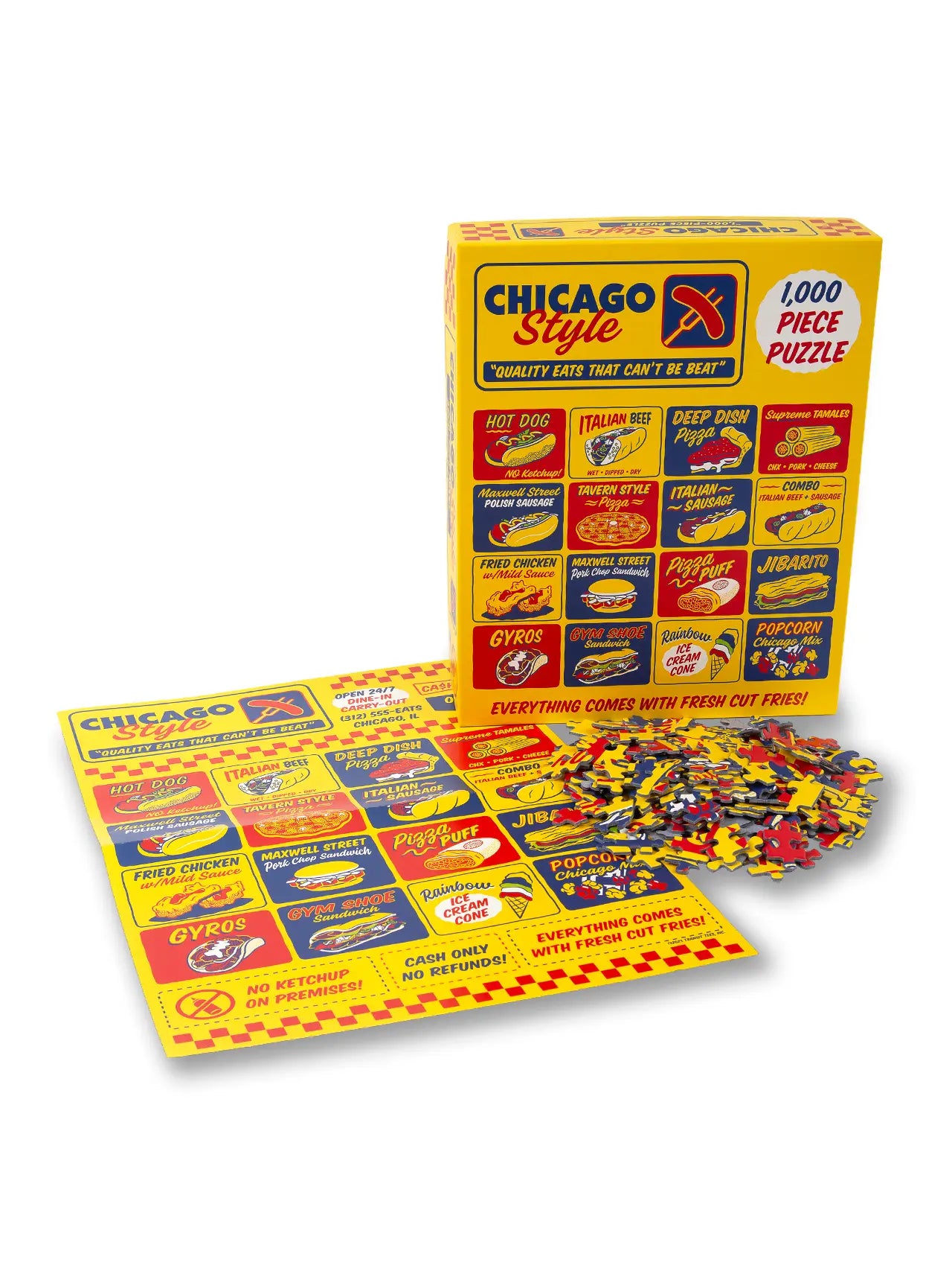 Chicago Style Eats 1000 Piece Puzzle