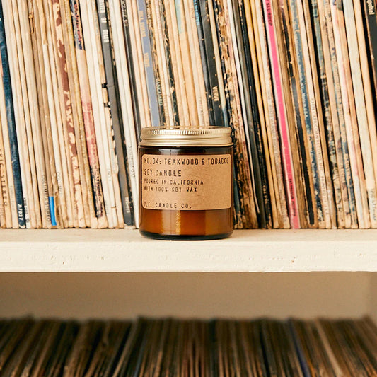 Mini Teakwood & Tobacco Candle