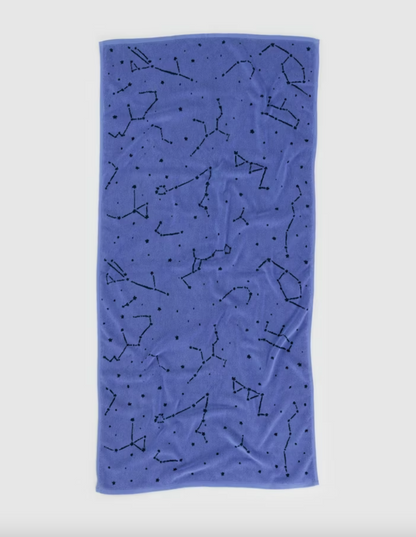 Printed Bath Towel in Constellation