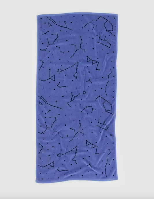 Printed Bath Towel in Constellation