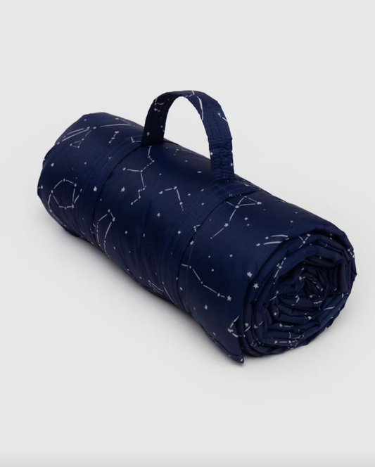 Puffy Picnic Blanket in Constellation Midnight