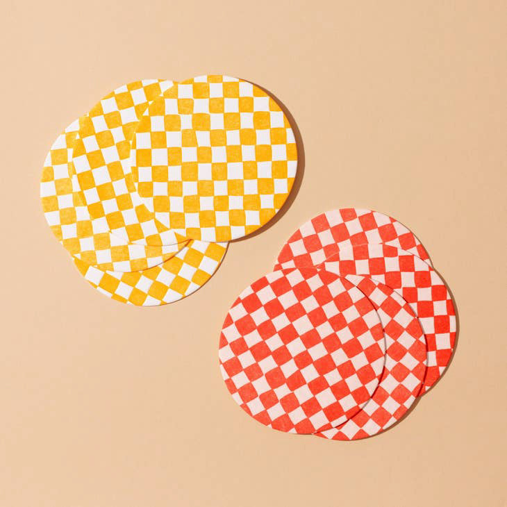 Check Coaster Set