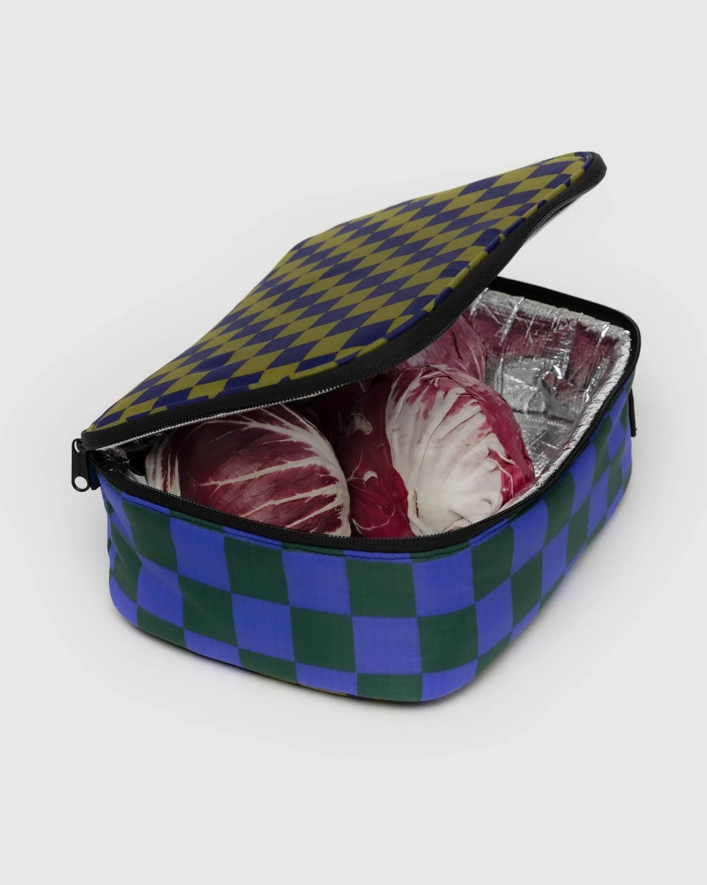 Lunch Box in Jewel Checks