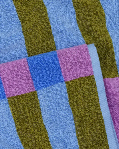 Hand Towels Set of 2 in Cabana Stripe Mix