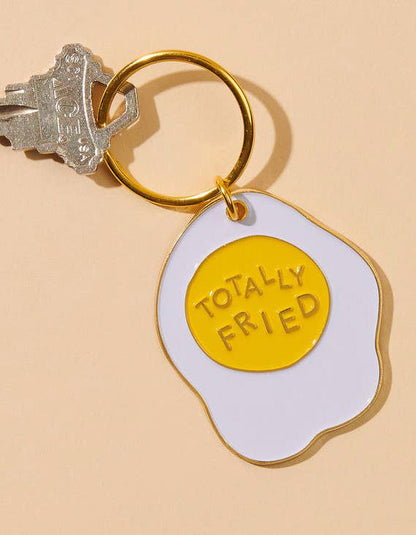 Totally Fried Keychain