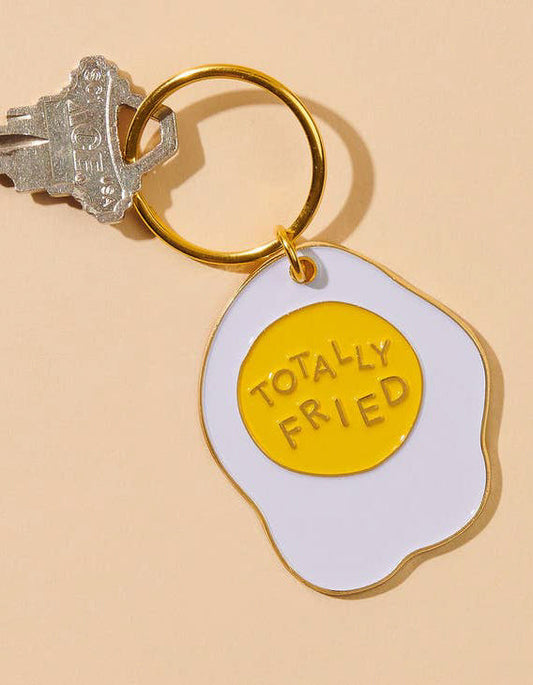 Totally Fried Keychain