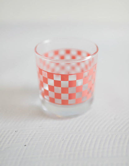 Checkered Rocks Glass