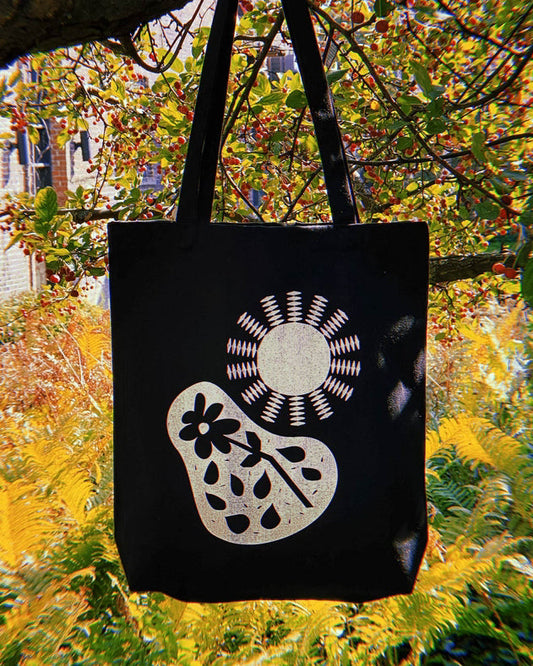 Sleeping Flower Tote Bag