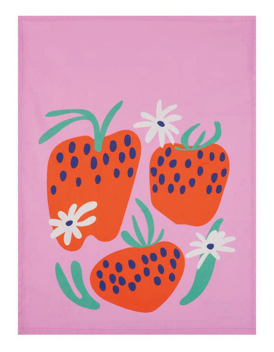 Kitchen Towel in Strawberry