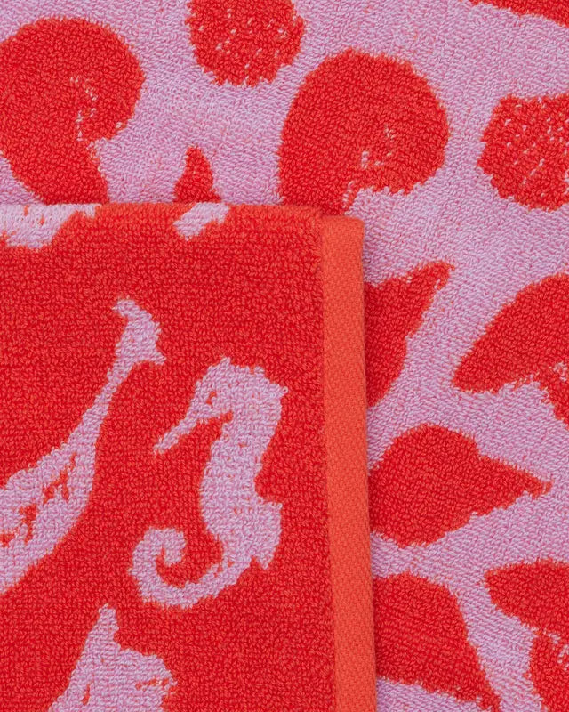 Hand Towels Set of 2 in Sea Shells